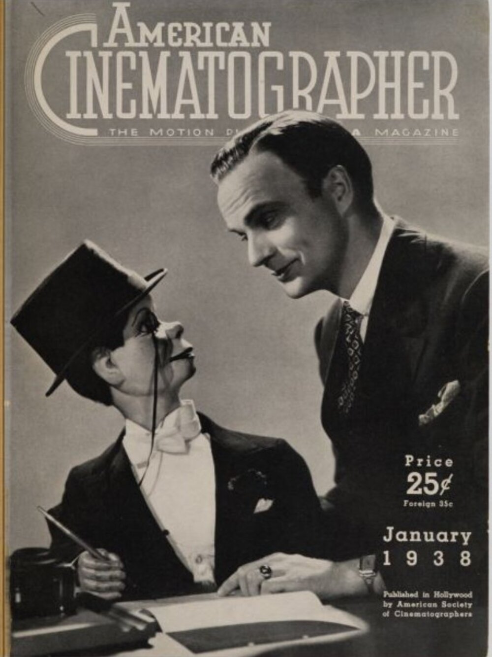 Vintage Movie Magazine from 1938 featuring Charlie McCarthy Rare ASC Publication
